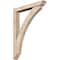 Ekena Millwork Thorton Traditional Smooth Bracket w/ Offset Brace, Douglas Fir, 5 1/2"W x 36"D x 48"H BKT0604X36X48THR01SDF - alternate 1